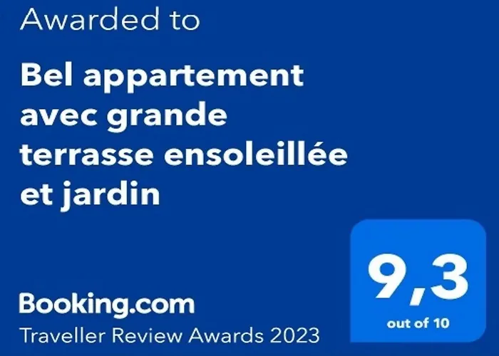 Bel Avec Grande Terrasse Ensoleillee Et Jardin 公寓
